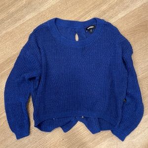 Express blue sweater